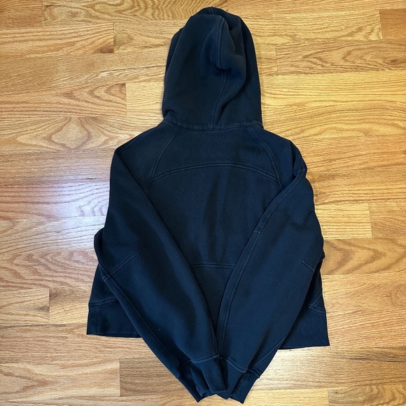 Lululemon Scuba Oversized Half Zip Hoodie Size M/L Black - Picture 3 of 4